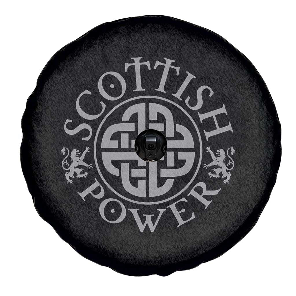 Scottish Power Celtic Knotwork Shield Emblem Spare Tire Cover Traditional Tribal Heritage Scottish Pride TS02 Print Your Wear