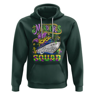 Mardi Gras Cruise Hoodie Matching Group Squad Family Vacation Party TS02 Dark Forest Green Printyourwear