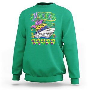 Mardi Gras Cruise Sweatshirt Matching Group Squad Family Vacation Party TS02 Irish Green Printyourwear