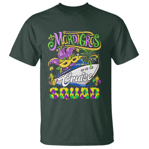 Mardi Gras Cruise T Shirt Matching Group Squad Family Vacation Party TS02 Dark Forest Green Printyourwear