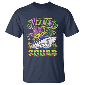 Mardi Gras Cruise T Shirt Matching Group Squad Family Vacation Party TS02 Navy Printyourwear