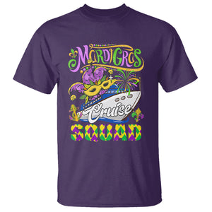 Mardi Gras Cruise T Shirt Matching Group Squad Family Vacation Party TS02 Purple Printyourwear