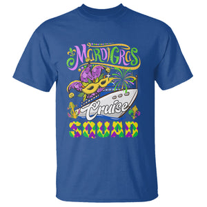 Mardi Gras Cruise T Shirt Matching Group Squad Family Vacation Party TS02 Royal Blue Printyourwear