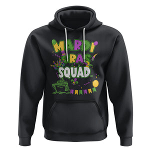 Mardi Gras Squad Hoodie Matching Group Family Vacation Party TS02 Black Printyourwear