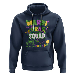 Mardi Gras Squad Hoodie Matching Group Family Vacation Party TS02 Navy Printyourwear