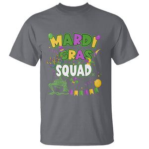 Mardi Gras Squad T Shirt Matching Group Family Vacation Party TS02 Charcoal Printyourwear