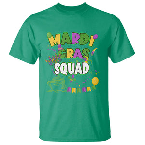 Mardi Gras Squad T Shirt Matching Group Family Vacation Party TS02 Irish Green Printyourwear