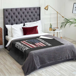 Operation Absolute Resolve Throw Blanket US Military Extraction Mission American Flag TS02 Print Your Wear