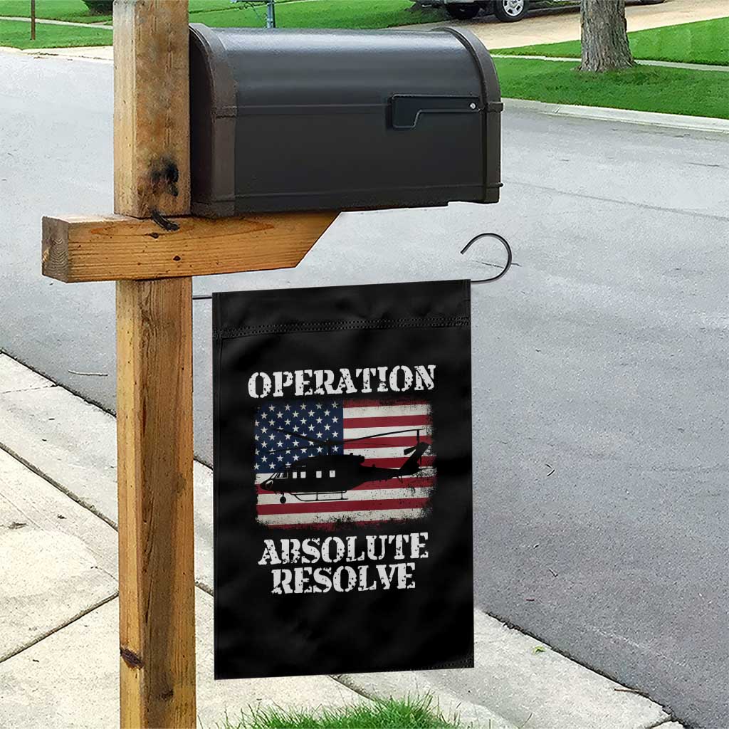 Operation Absolute Resolve Garden Flag US Military Extraction Mission American Flag TS02 Print Your Wear