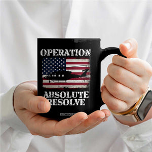 Operation Absolute Resolve Coffee Mug US Military Extraction Mission American Flag TS02 Print Your Wear