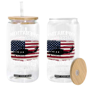 Operation Absolute Resolve Glass Can US Military Extraction Mission American Flag TS02 Print Your Wear
