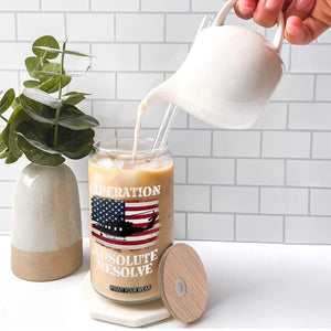 Operation Absolute Resolve Glass Can US Military Extraction Mission American Flag TS02 Print Your Wear