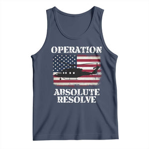 Operation Absolute Resolve Tank Top US Military Extraction Mission American Flag TS02 Navy Print Your Wear