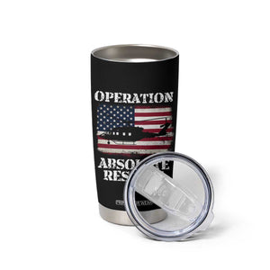 Operation Absolute Resolve Tumbler Cup US Military Extraction Mission American Flag TS02 Print Your Wear