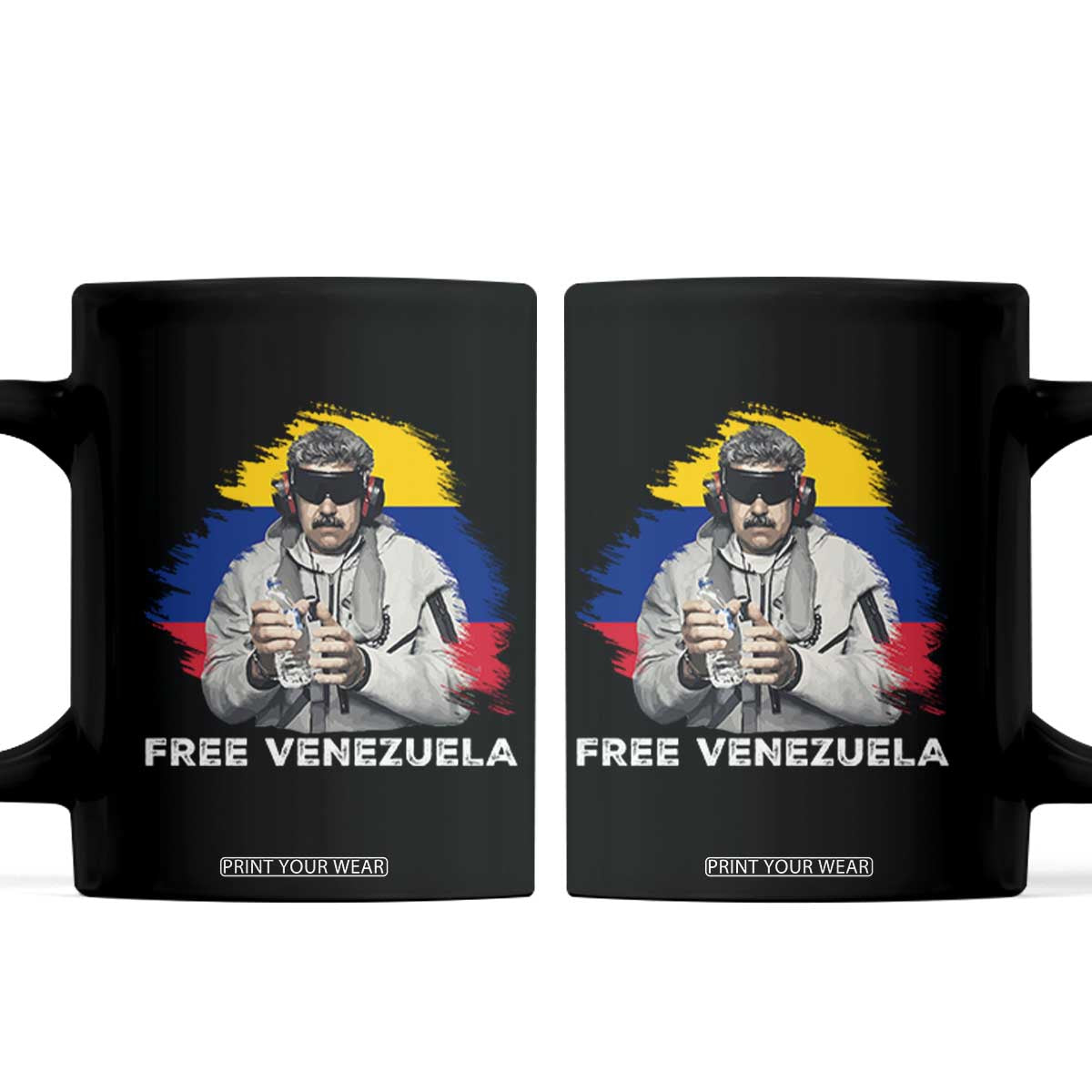 Free Venezuela Maduro Coffee Mug Political Satire TS02 Black Print Your Wear