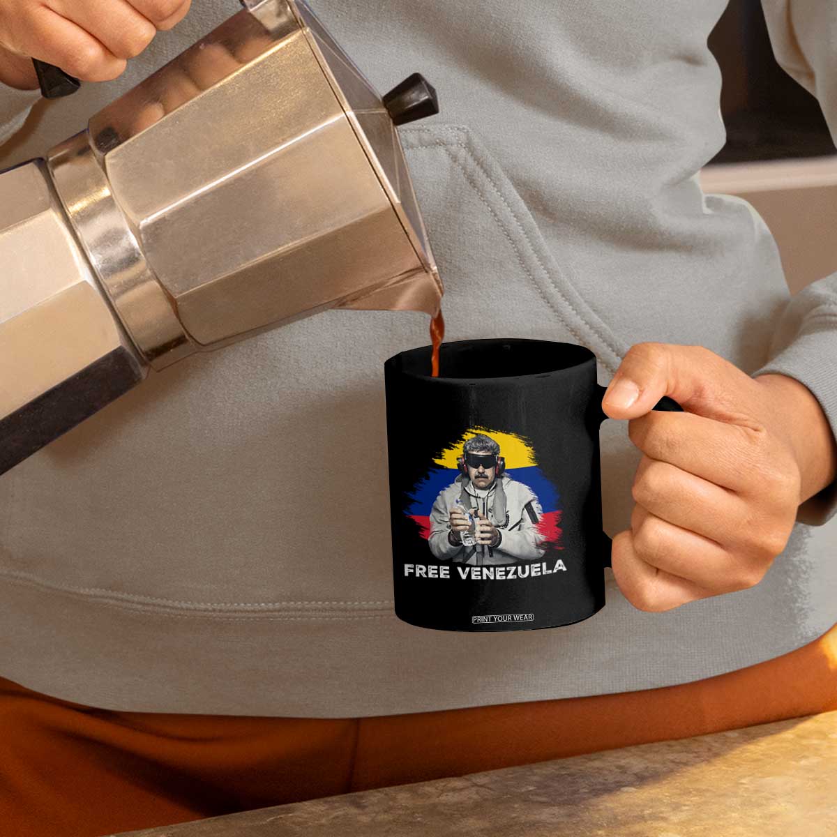 Free Venezuela Maduro Coffee Mug Political Satire TS02 Print Your Wear