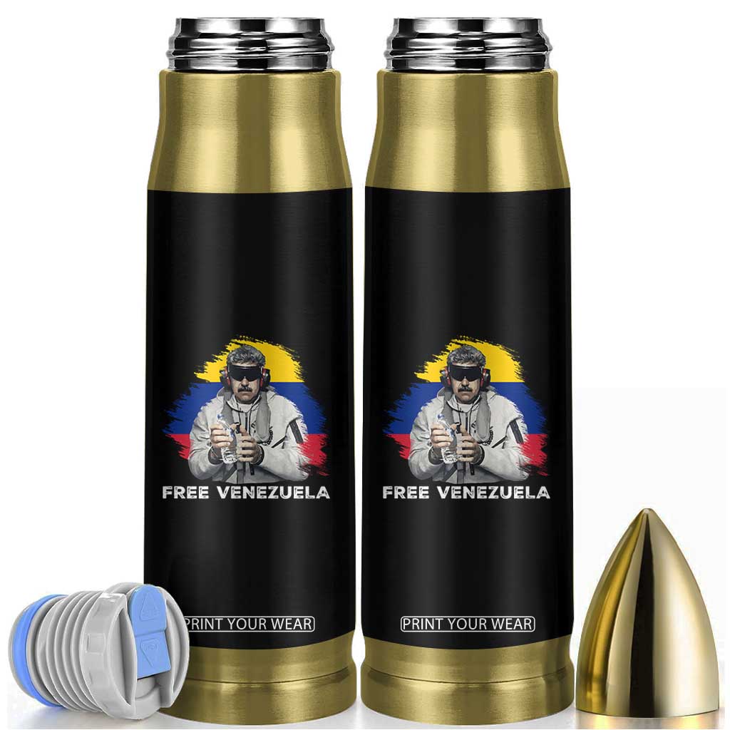 Free Venezuela Maduro Bullet Tumbler Political Satire TS02 Black Print Your Wear