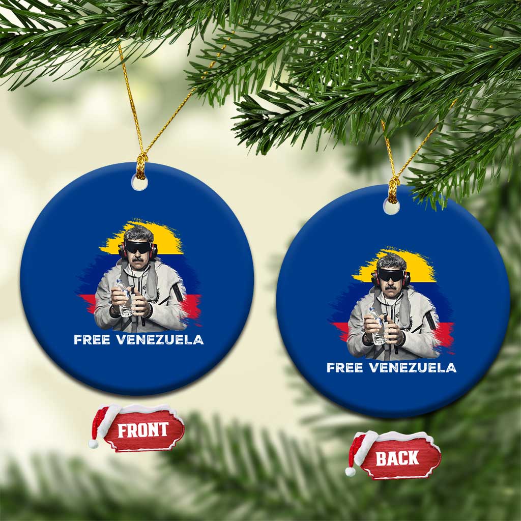 Free Venezuela Maduro Ceramic Ornament Political Satire TS02 1pc Blue Print Your Wear
