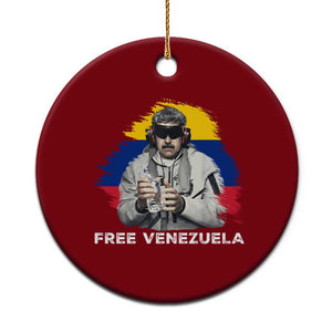 Free Venezuela Maduro Ceramic Ornament Political Satire TS02 1pc Red Print Your Wear