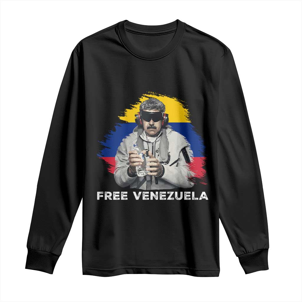 Free Venezuela Maduro Long Sleeve Shirt Political Satire TS02 Black Print Your Wear
