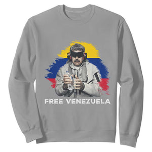 Free Venezuela Maduro Sweatshirt Political Satire TS02 Sport Gray Print Your Wear