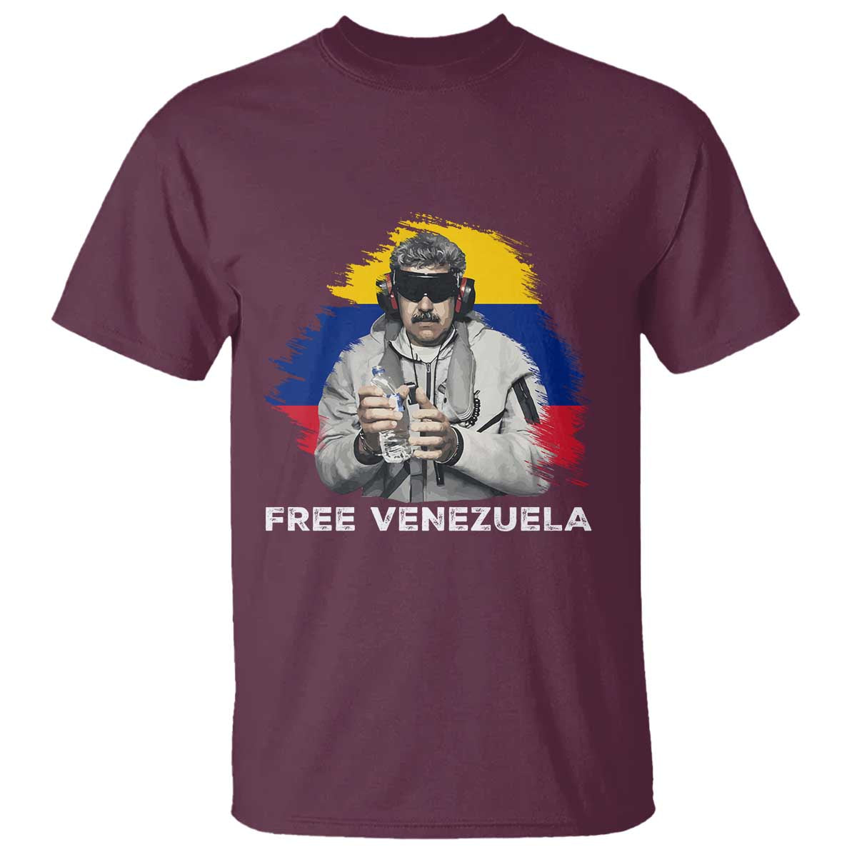Free Venezuela Maduro T Shirt Political Satire TS02 Maroon Print Your Wear