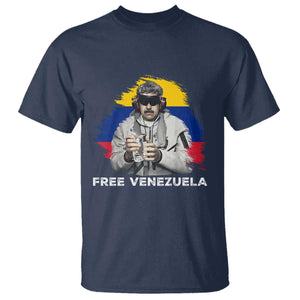 Free Venezuela Maduro T Shirt Political Satire TS02 Navy Print Your Wear