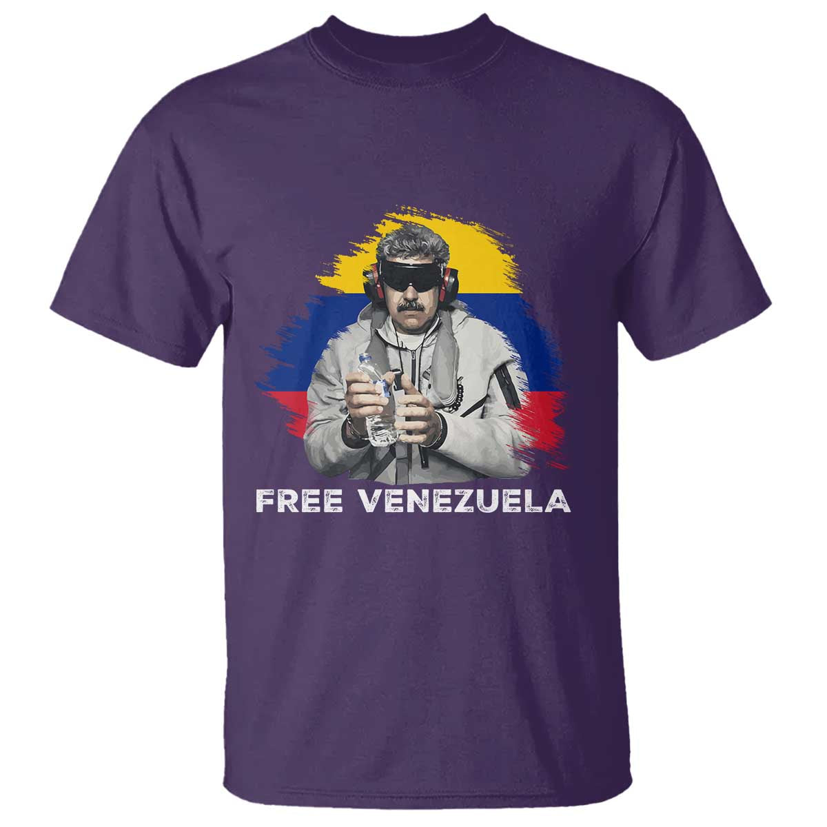 Free Venezuela Maduro T Shirt Political Satire TS02 Purple Print Your Wear
