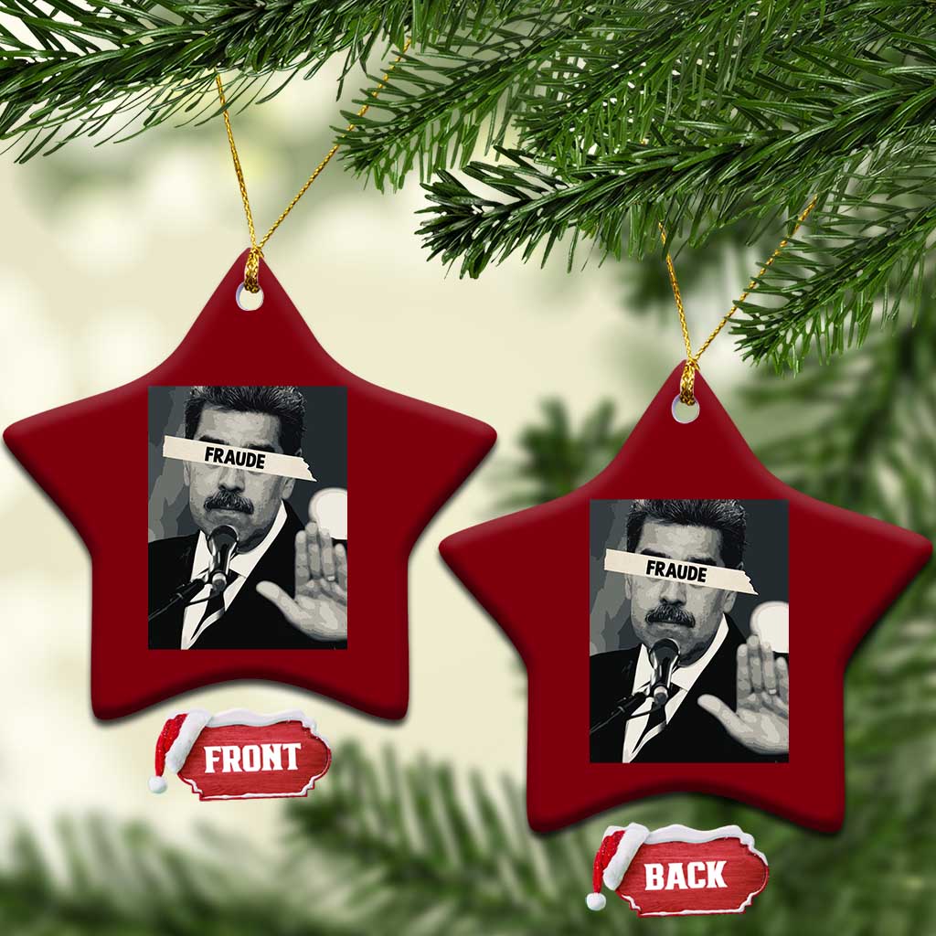Sarcastic Maduro Fraude Ceramic Ornament Corruption Venezuela Political Satire TS02 Print Your Wear