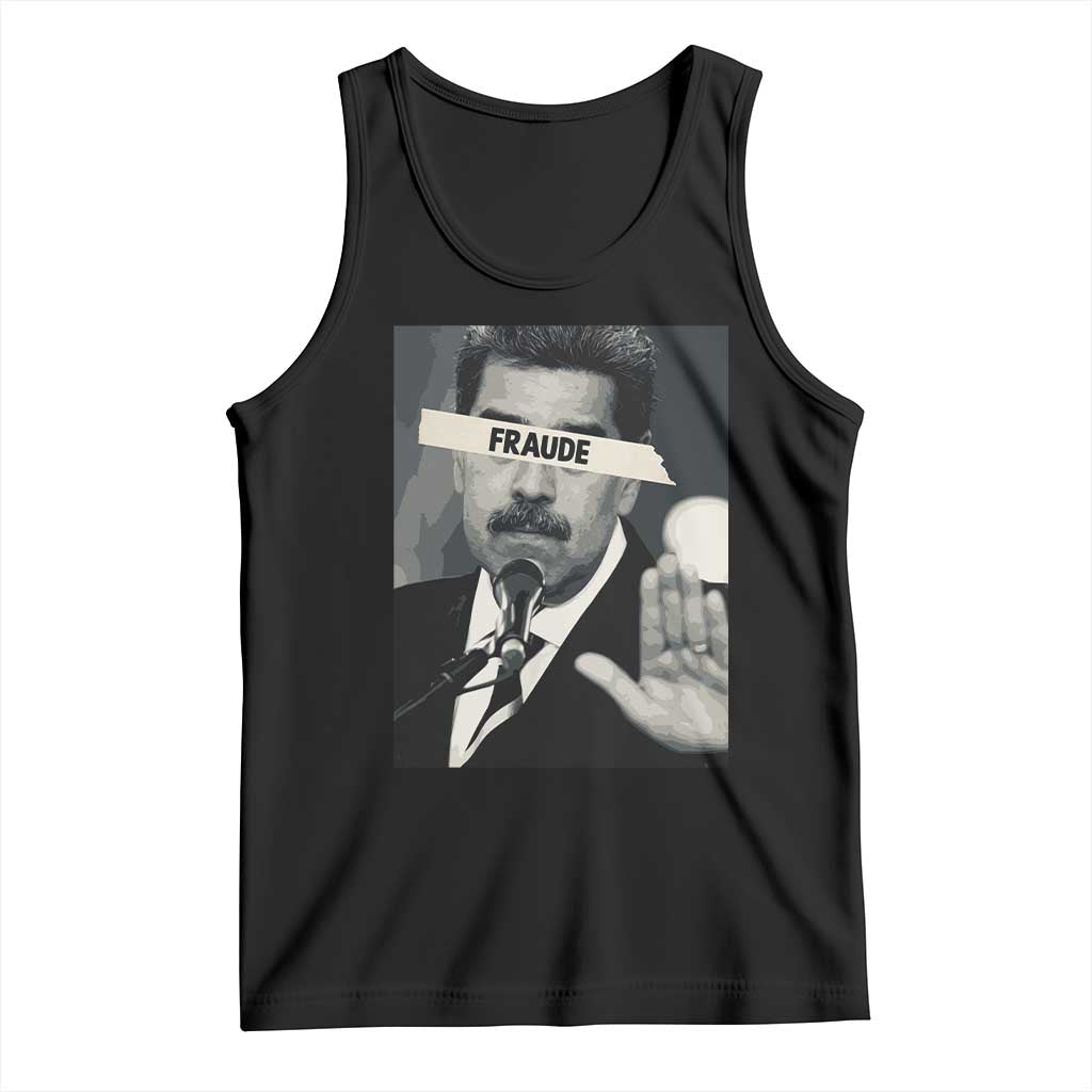 Sarcastic Maduro Fraude Tank Top Corruption Venezuela Political Satire TS02 Black Print Your Wear