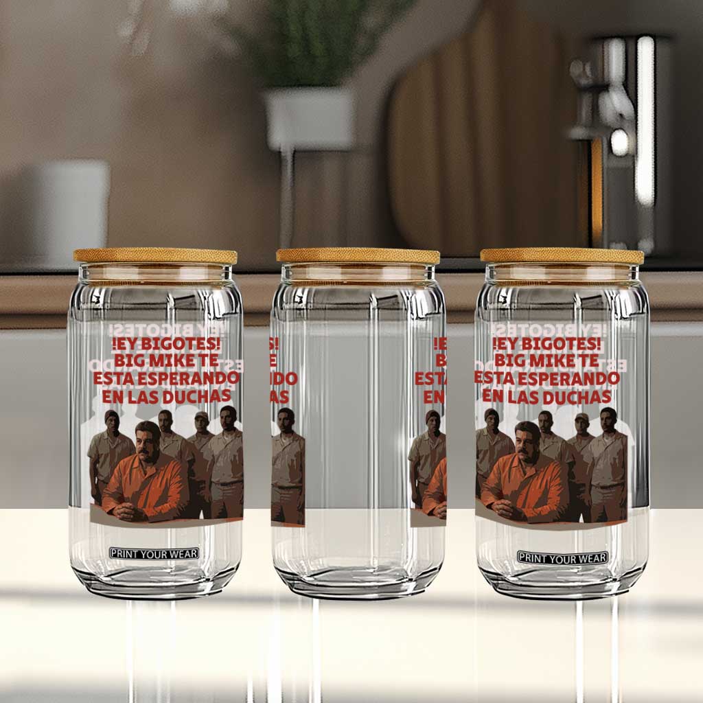 Maduro in Prison Meme Satire Glass Can Spanish Political Politcal Sarcasm TS02 Print Your Wear