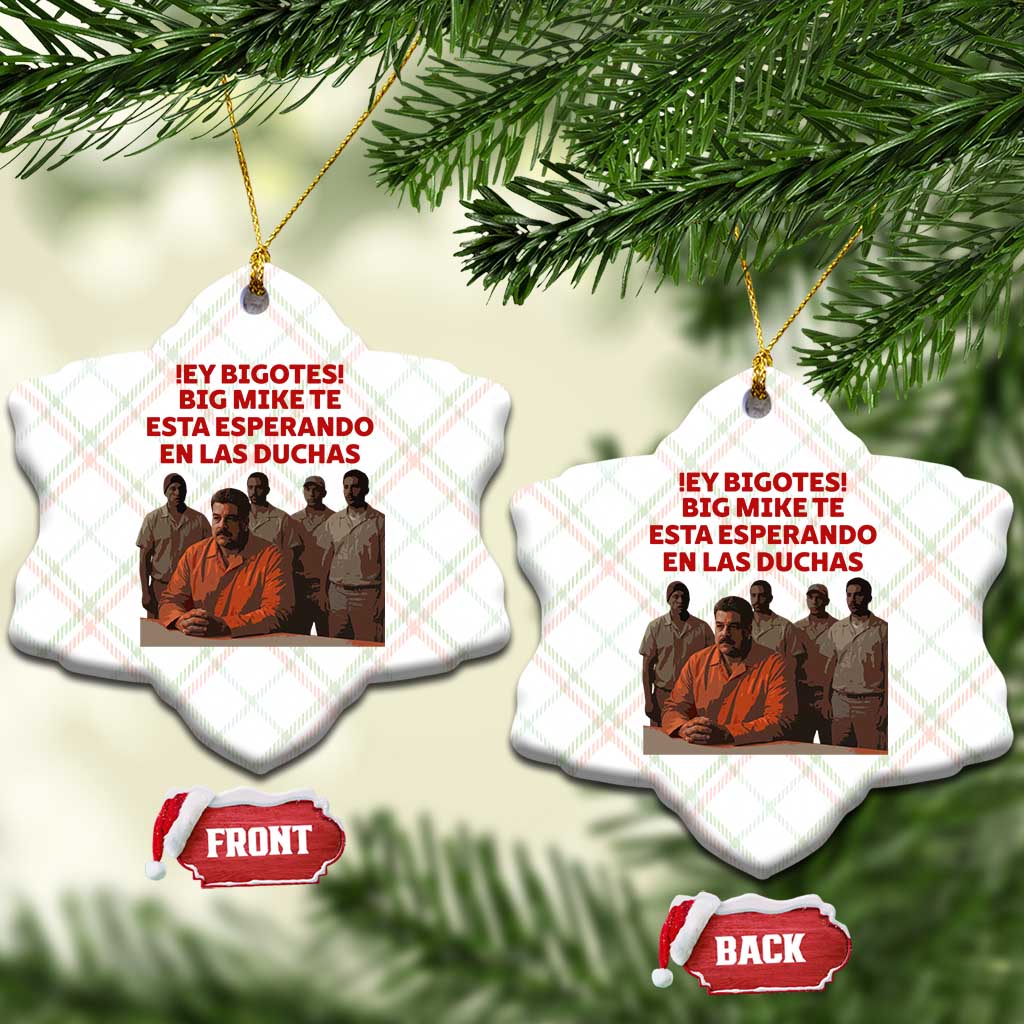 Maduro in Prison Meme Satire Ceramic Ornament Spanish Political Politcal Sarcasm TS02 Print Your Wear