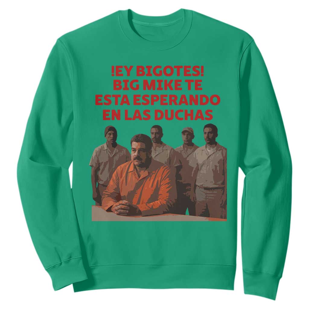 Maduro in Prison Meme Satire Sweatshirt Spanish Political Politcal Sarcasm TS02 Irish Green Print Your Wear