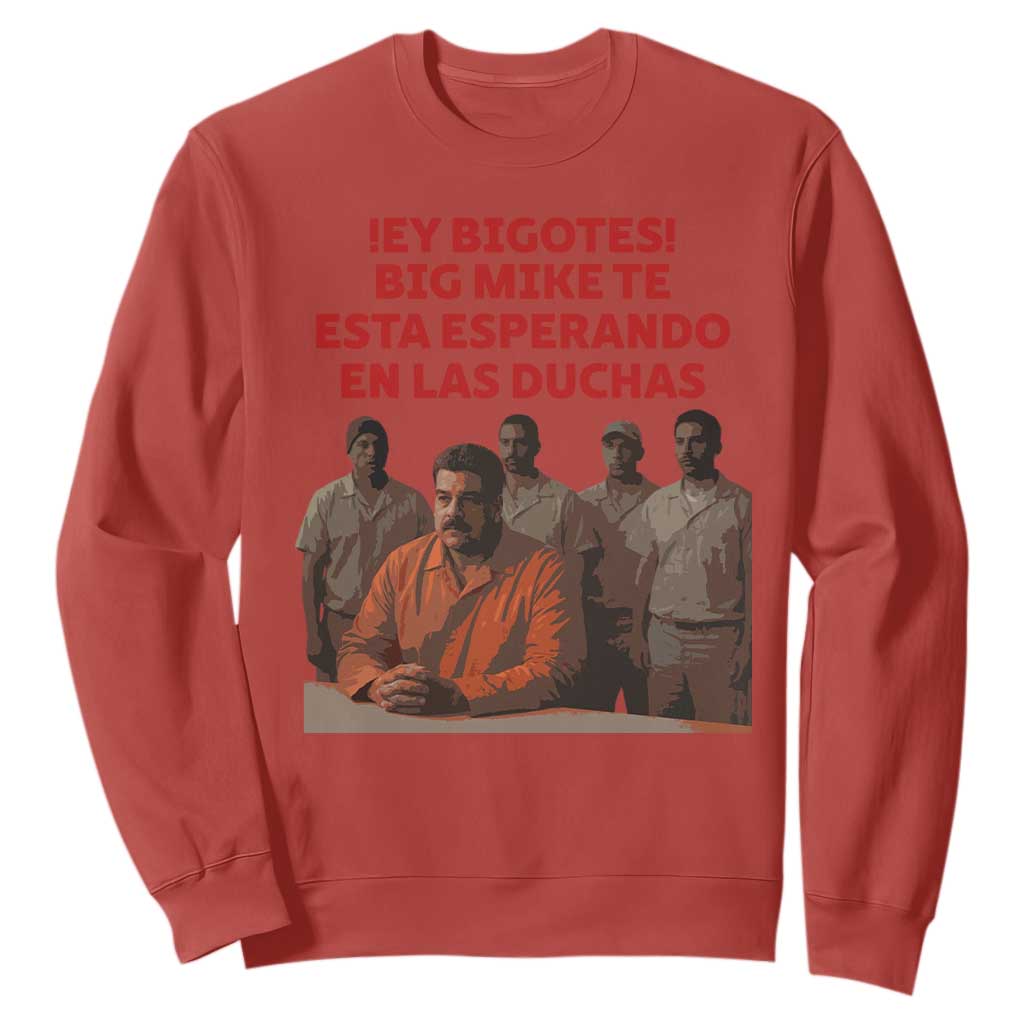 Maduro in Prison Meme Satire Sweatshirt Spanish Political Politcal Sarcasm TS02 Red Print Your Wear
