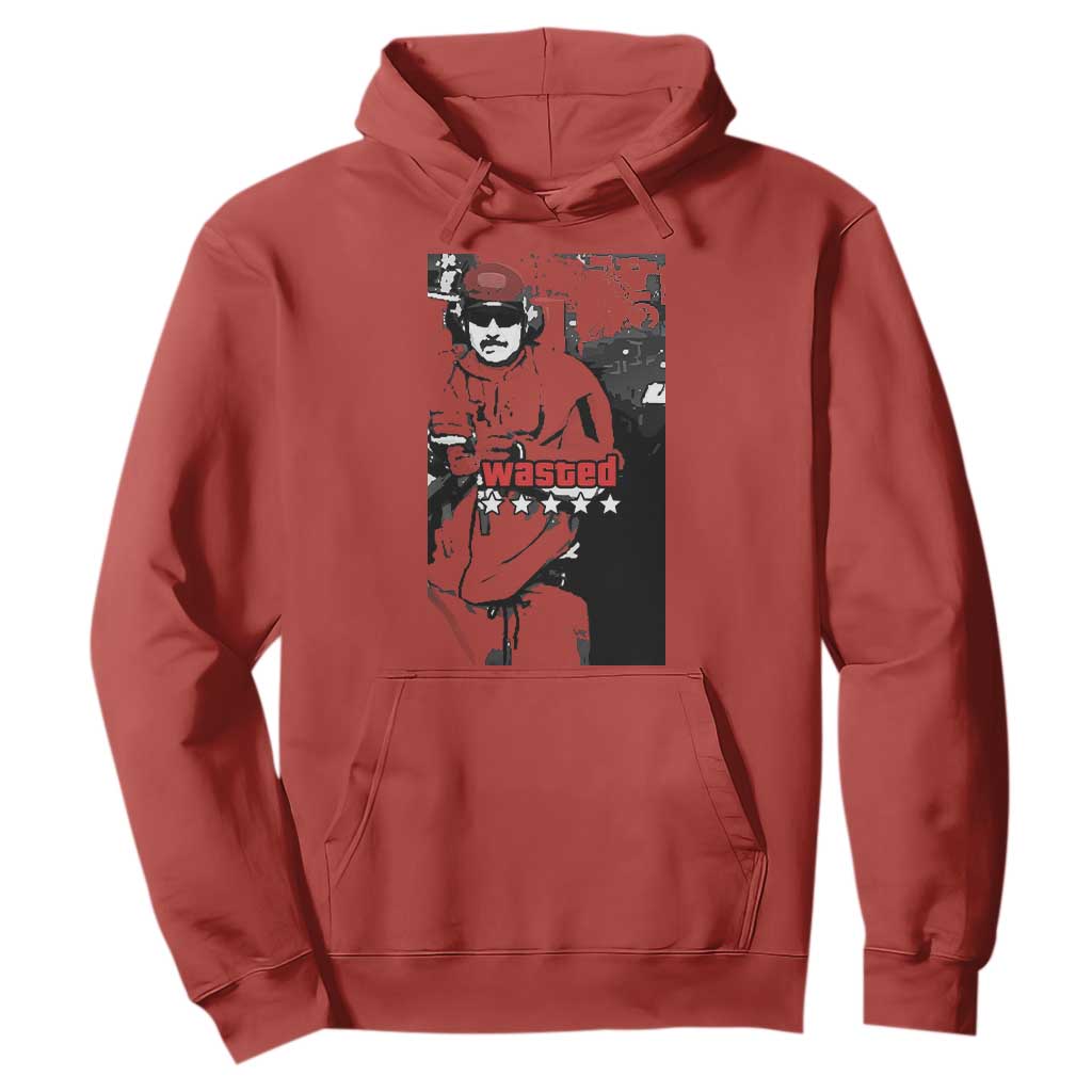 Wasted Maduro Meme Hoodie Dictators Downfall Political Satire GTA Style TS02 Red Print Your Wear