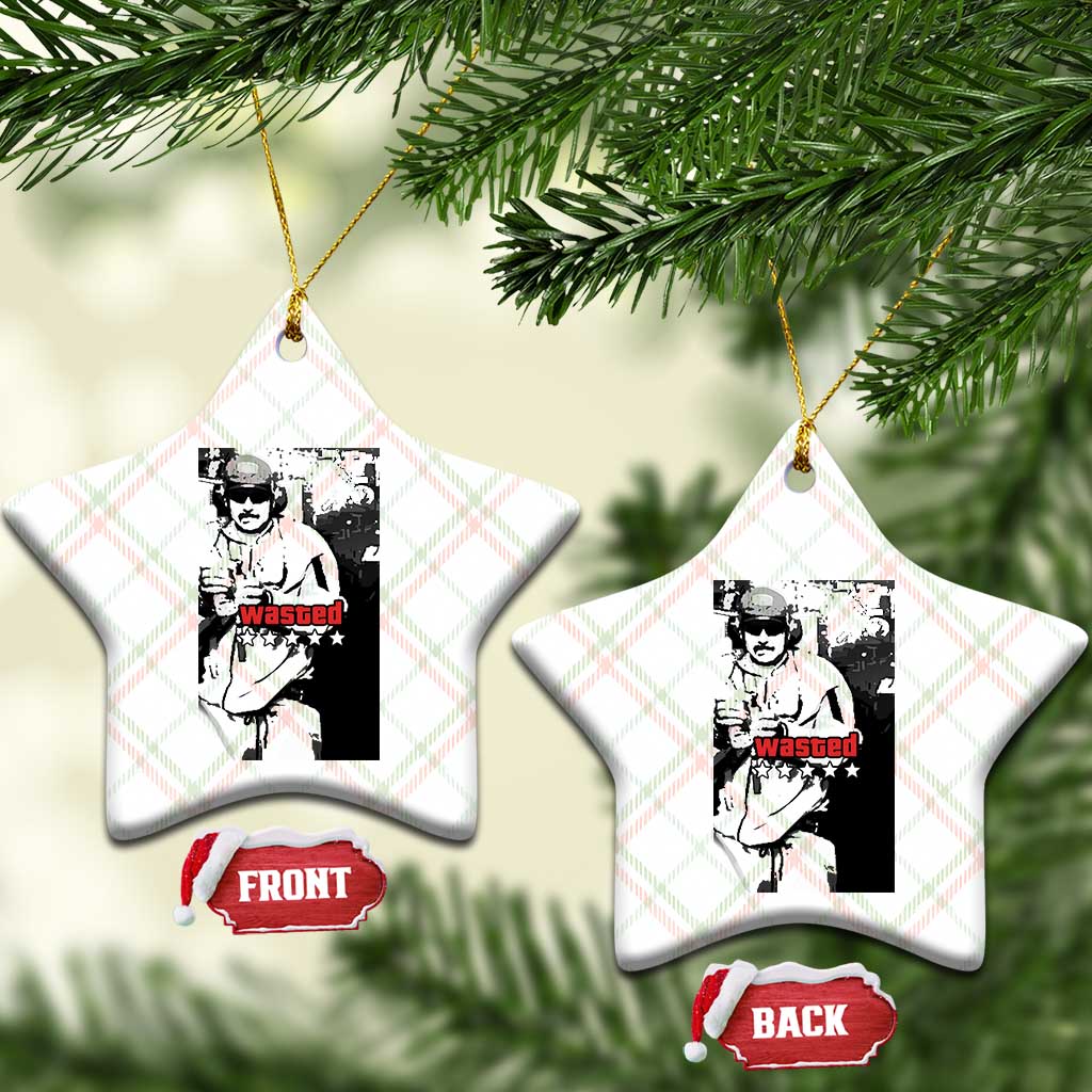 Wasted Maduro Meme Ceramic Ornament Dictators Downfall Political Satire GTA Style TS02 Print Your Wear