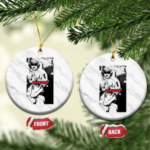 Wasted Maduro Meme Ceramic Ornament Dictators Downfall Political Satire GTA Style TS02 1pc White Marble Print Your Wear