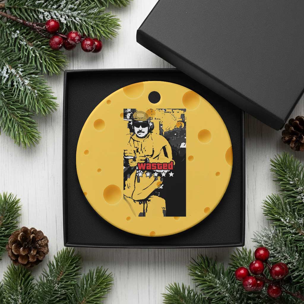 Wasted Maduro Meme Ceramic Ornament Dictators Downfall Political Satire GTA Style TS02 1pc Yellow Cheese Print Your Wear