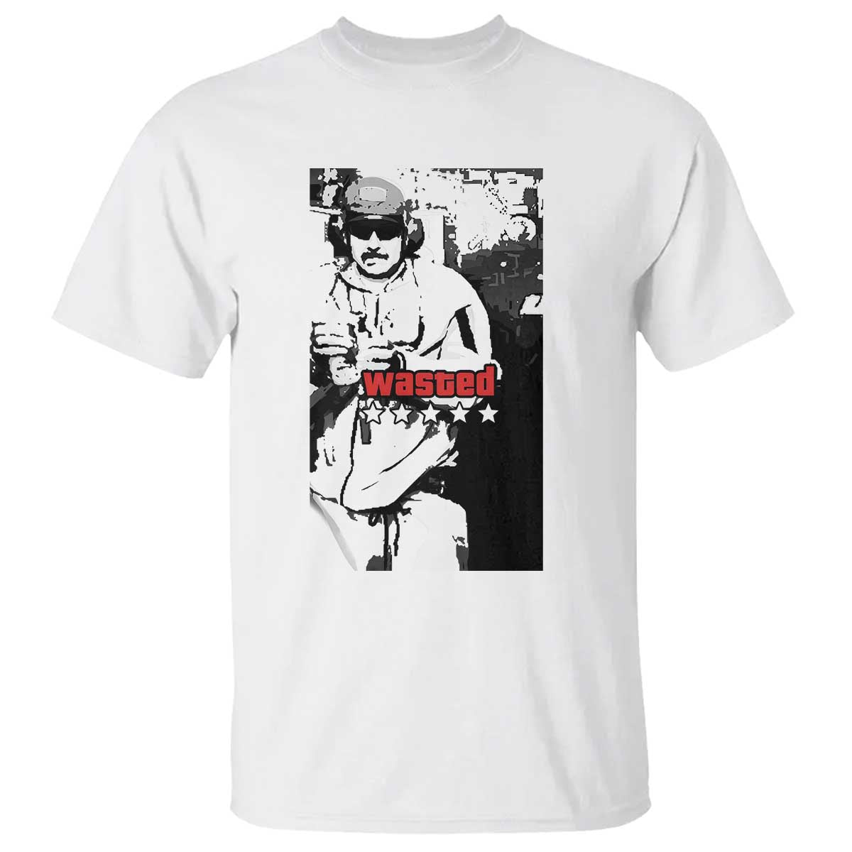 Wasted Maduro Meme T Shirt Dictators Downfall Political Satire GTA Style TS02 White Print Your Wear