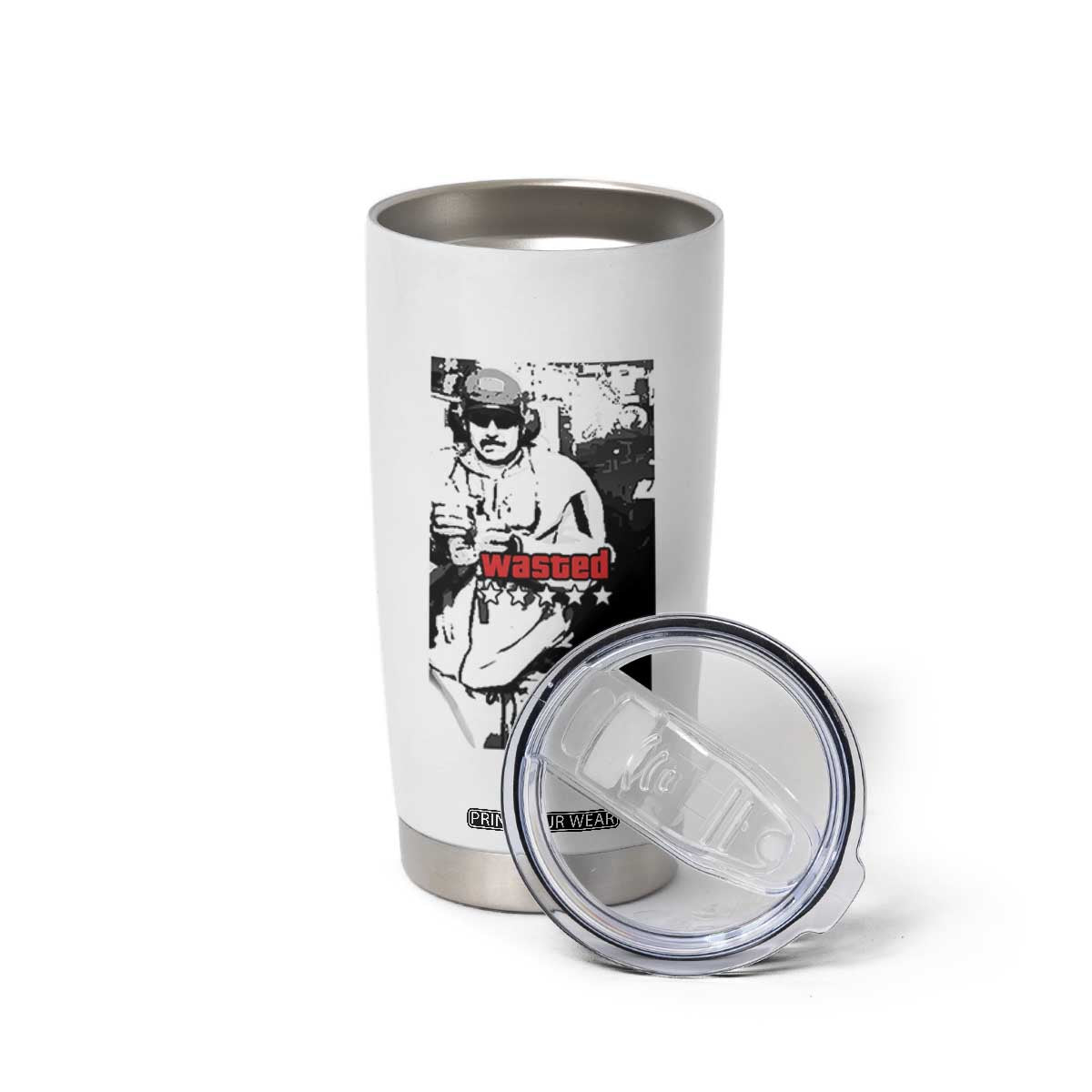 Wasted Maduro Meme Tumbler Cup Dictators Downfall Political Satire GTA Style TS02 Print Your Wear