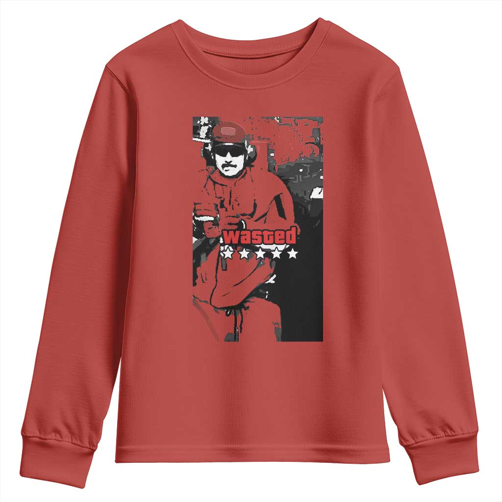 Wasted Maduro Meme Youth Sweatshirt Dictators Downfall Political Satire GTA Style TS02 Red Print Your Wear