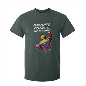 Maduro Cono e Tu Madre T Shirt For Kid Venezuelan Protest Graffiti Graphic TS02 Dark Forest Green Print Your Wear