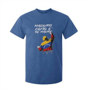 Maduro Cono e Tu Madre T Shirt For Kid Venezuelan Protest Graffiti Graphic TS02 Royal Blue Print Your Wear