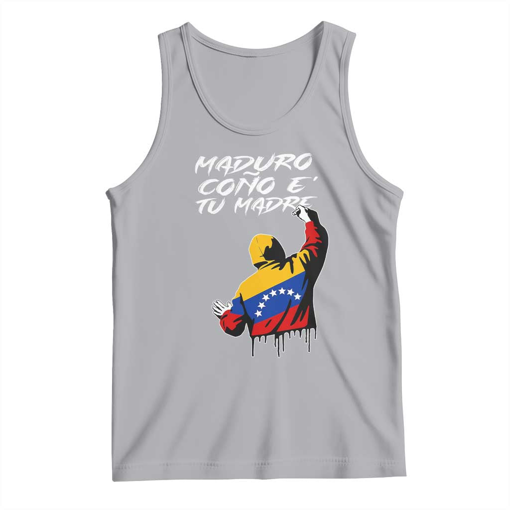 Maduro Cono e Tu Madre Tank Top Venezuelan Protest Graffiti Graphic TS02 Athletic Heather Print Your Wear