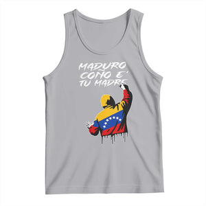 Maduro Cono e Tu Madre Tank Top Venezuelan Protest Graffiti Graphic TS02 Athletic Heather Print Your Wear