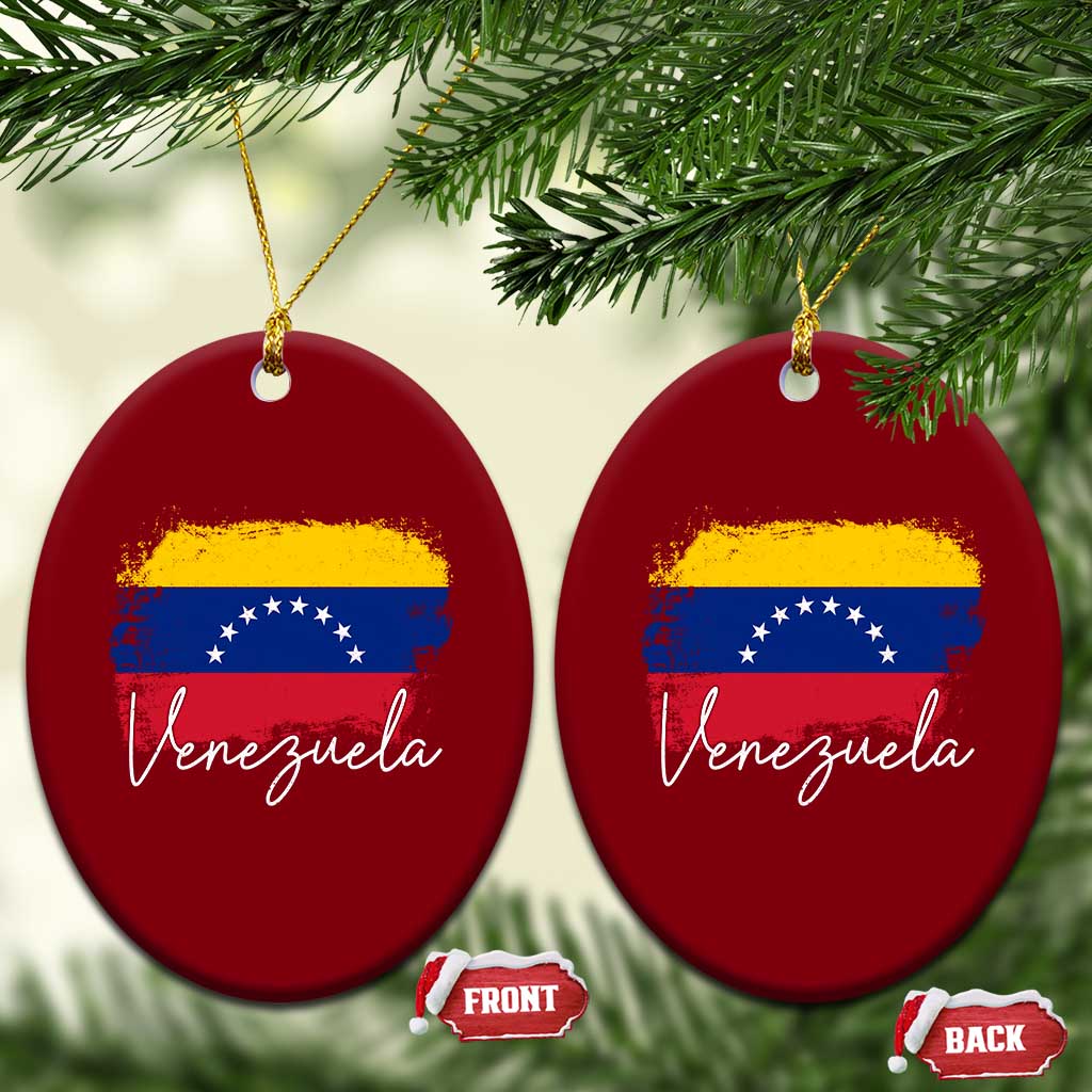 Venezuela Flag Pride Patriotic Ceramic Ornament for Venezuelan Roost TS02 Print Your Wear