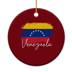 Venezuela Flag Pride Patriotic Ceramic Ornament for Venezuelan Roost TS02 1pc Red Print Your Wear