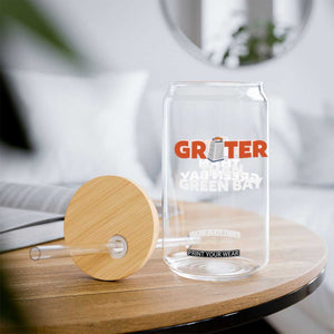 Funny Greater Than Green Bay Rivalry Glass Can Cheese Grater TS02 Print Your Wear