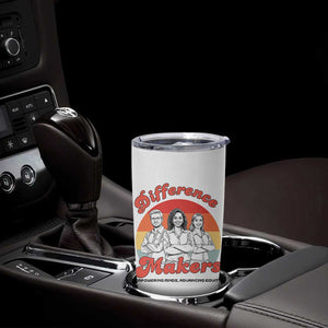 Difference Makers Teacher Appreciation Tumbler Cup Empowering Minds & Advancing Equity Retro Educator TS02 Print Your Wear