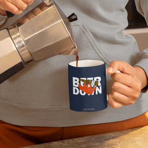 Funny Drinking Bear Beer Down Coffee Mug Tailgate Gift for Football Fans TS02 Print Your Wear